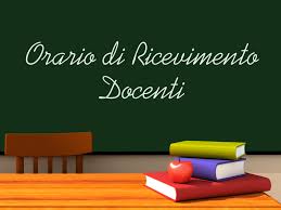 Orario ricevimento docenti a.s. 2024/25